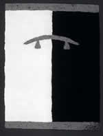 The Certain Journey, HMP, White Cotton, Black Silk Fiber, 40